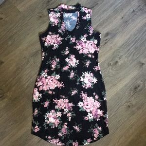 Small floral sleeveless dress